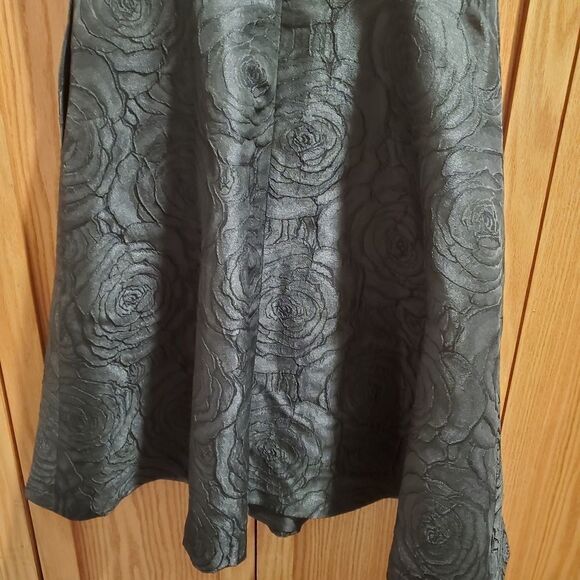 Calvin Klein Floral Jacquard Halter Dress - Picture 8 of 13